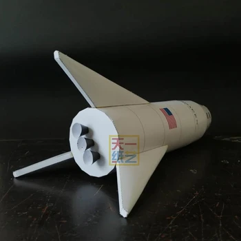 35 cm Starship Raketa Falcon Papier Model DIY Popular Science Príručka Triedy Stereo Origami Hračka