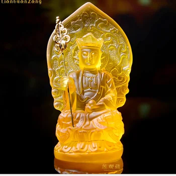 Zem Obchod Bódhisattva, Ksitigarbha, živice malej soche Budhu, Budhistické Umenie a remeslá, dekorácie, elegantné slávnostné~