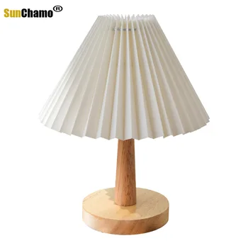 Usb Vintage Skladaný Lampa Stmievateľné kórejské Tabuľka Svetlo s Led Perličiek Biela Teplá Žltá pre Spálne, Obývacia Izba Domov Osvetlenie Interiéru