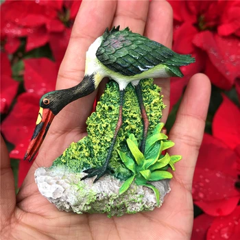 QIQIPP Vták chladnička magnet živice dekoratívne magnet