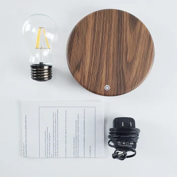 Patentovaný Magnetická Levitácia Lampa Tvorivosti Nočné Svetlo Pozastavenie Plávajúce LED Žiarovka stolná Lampa Izba Domáce Dekorácie Svetla Obrázok 2